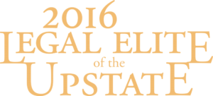 2016 Greenville Business Magazine’s Legal Elite